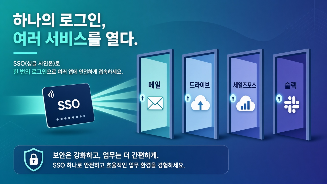 SSO는 공동현관 카드키 — 한 장으로 여러 앱