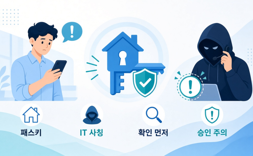 IT팀이 패스키 등록하래요? 가짜 안내를 초보도 쉽게