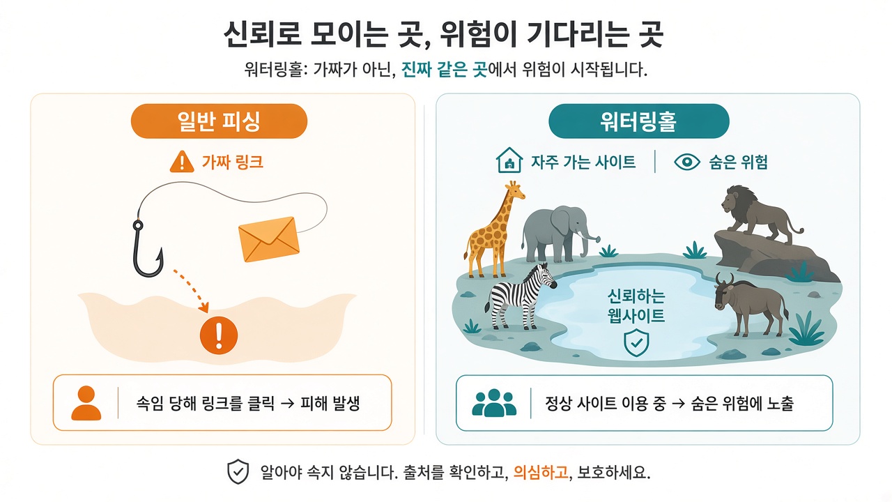 워터링홀 물웅덩이 비유