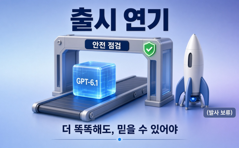 왜 더 똑똑한 AI를 일부러 안 내놓을까? GPT-6.1 Astra 출시 보류를 초보도 쉽게