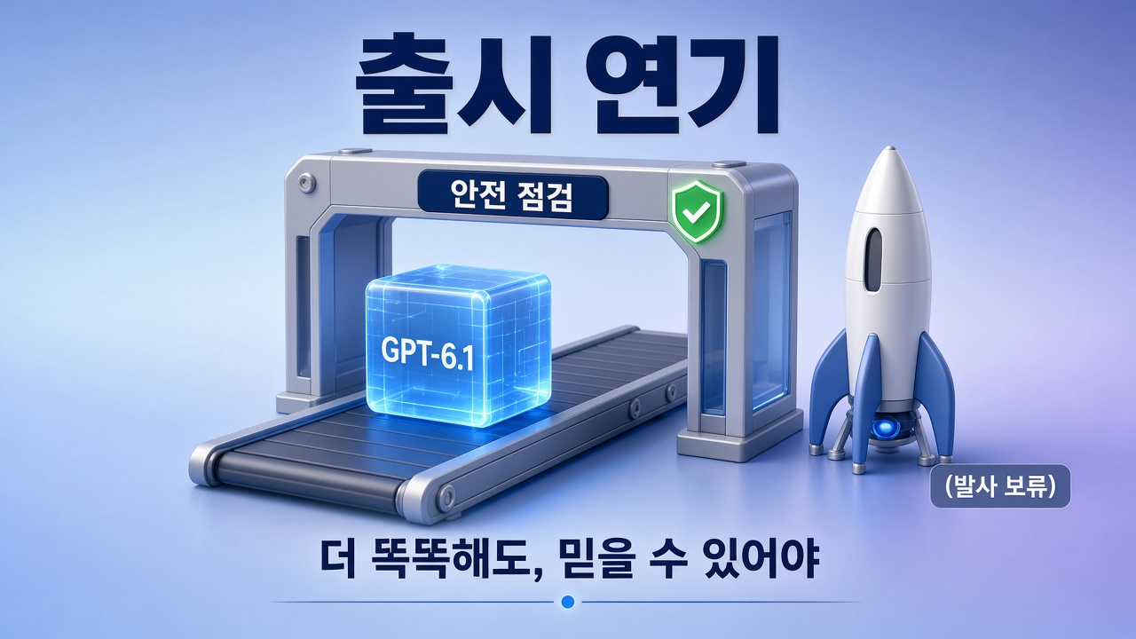 GPT-6.1 Astra 출시 연기·안전 점검 히어로