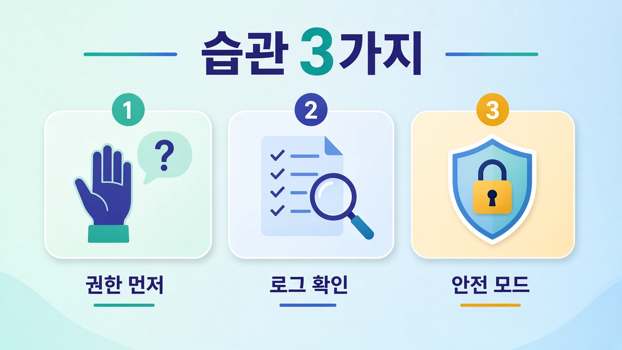 에이전트 AI 사용 습관 3가지