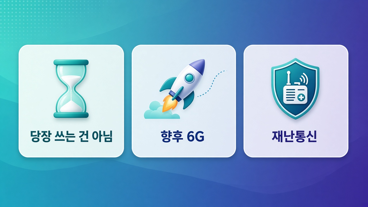 독자 팁 — 당장 아님·향후 6G·재난통신