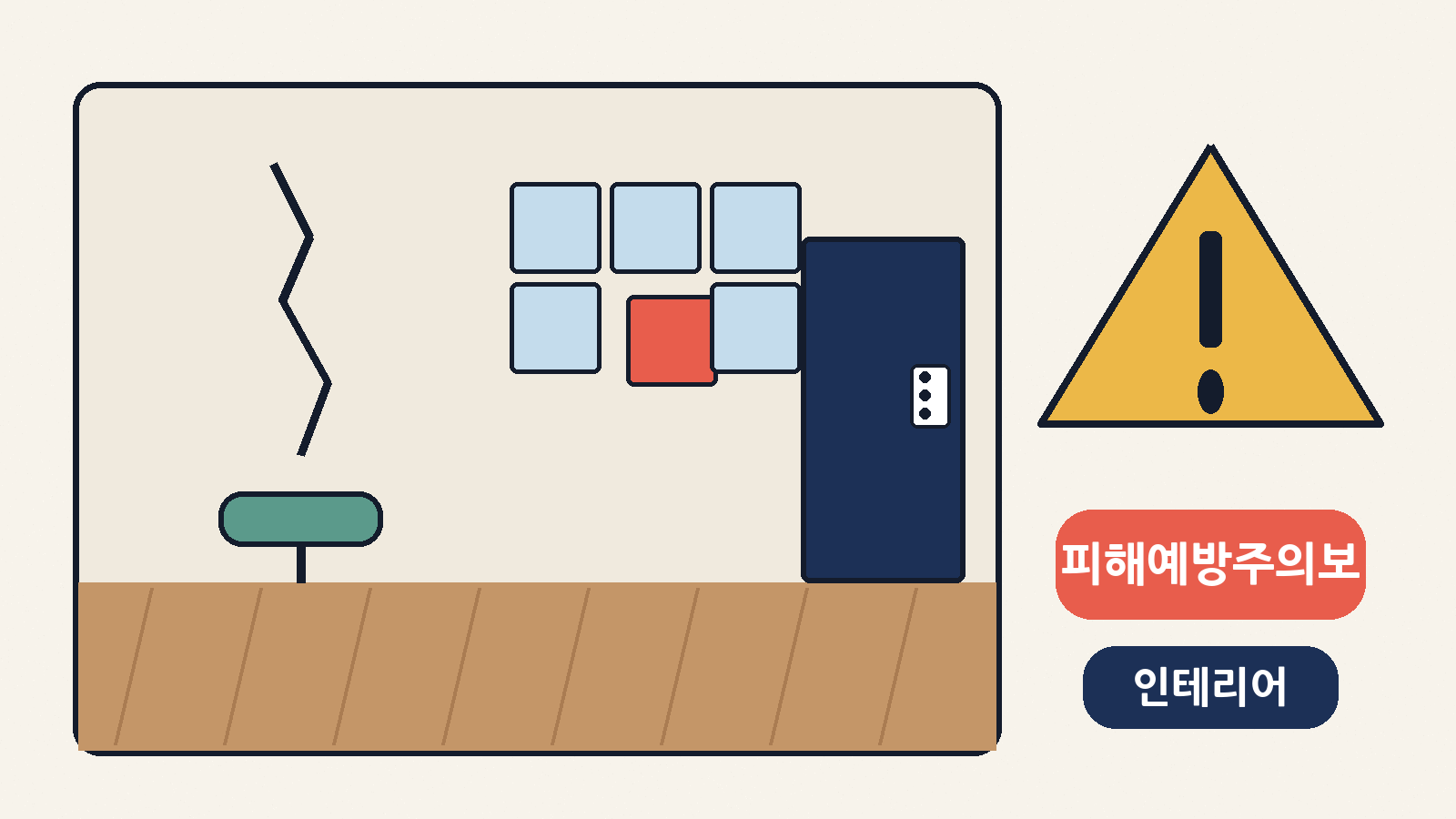 한국소비자원이 10월 7일 가을 이사철을 앞두고 인테리어 피해예방주의보를 발령했어요